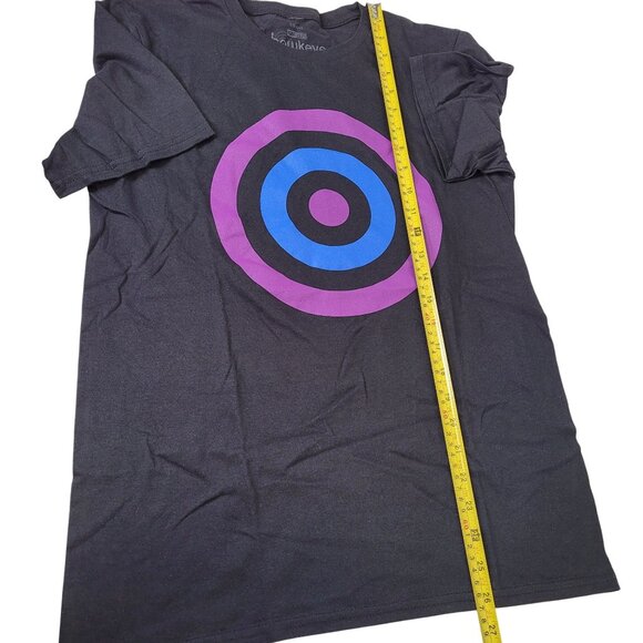 Marvel Studios Unisex Hawkeye Bullseye Graphic Print T-Shirt Black Small - Picture 7 of 7